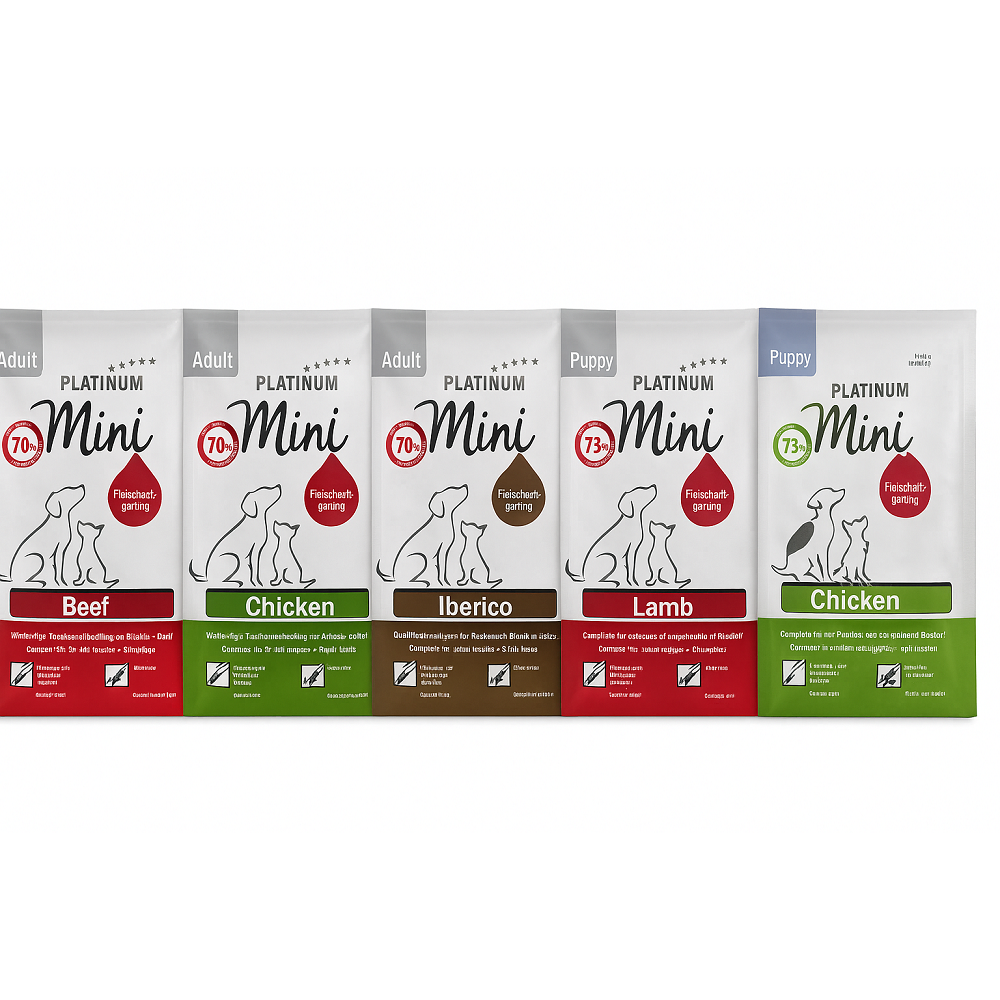 PLATINUM MINI ΔΟΚΙΜΑΣΤΙΚΟ ΠΑΚΕΤΟ ΜΑΓΕΙΡΕΥΤΩΝ ΞΗΡΩΝ ΤΡΟΦΩΝ ΓΙΑ ΜΙΚΡΟΣΩΜΟΥΣ ΣΚΥΛΟΥΣ PLATINUM MINI ΔΟΚΙΜΑΣΤΙΚΟ ΠΑΚΕΤΟ ΜΑΓΕΙΡΕΥΤΩΝ ΞΗΡΩΝ ΤΡΟΦΩΝ ΓΙΑ ΜΙΚΡΟΣΩΜΟΥΣ ΣΚΥΛΟΥΣ