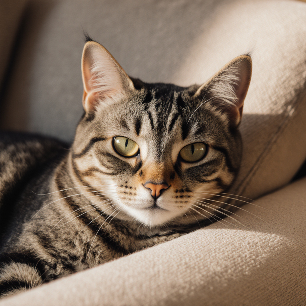 επιστροφή από διακοπές με γάτα